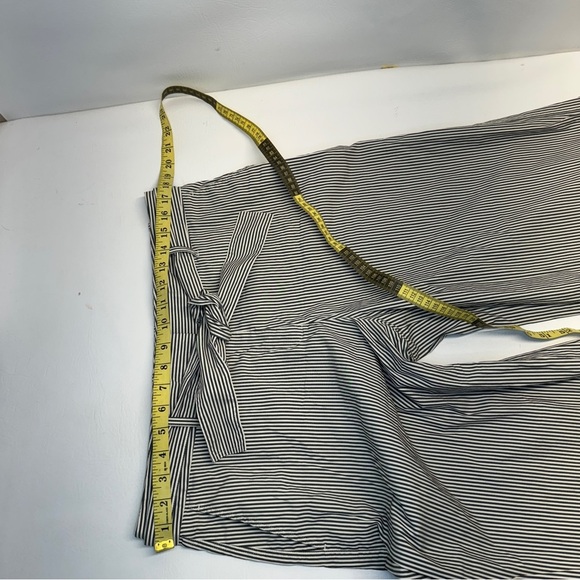 LAFAYETTE 148 New York stripped cropped wide leg pats size 12 - Picture 5 of 7